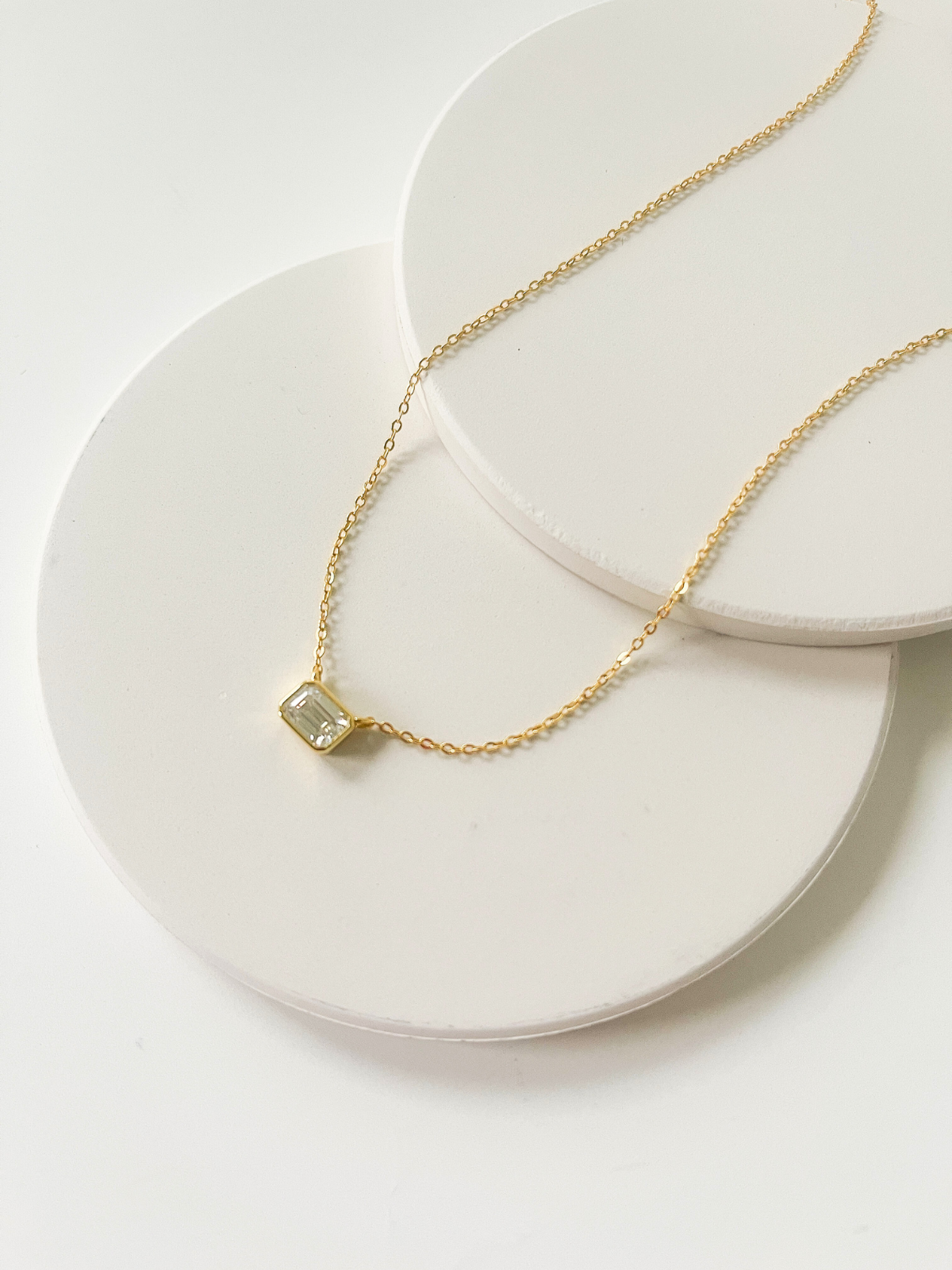 Marlowe Moissanite Pendant Gold
