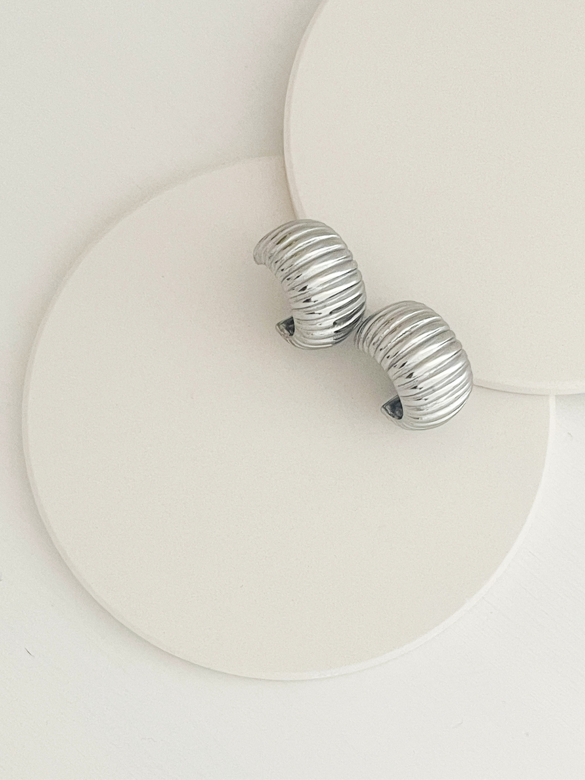 Odette Hoops Silver