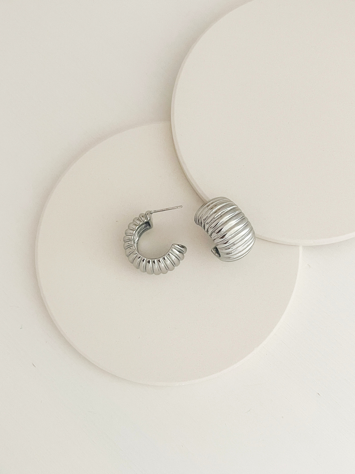 Odette Hoops Silver