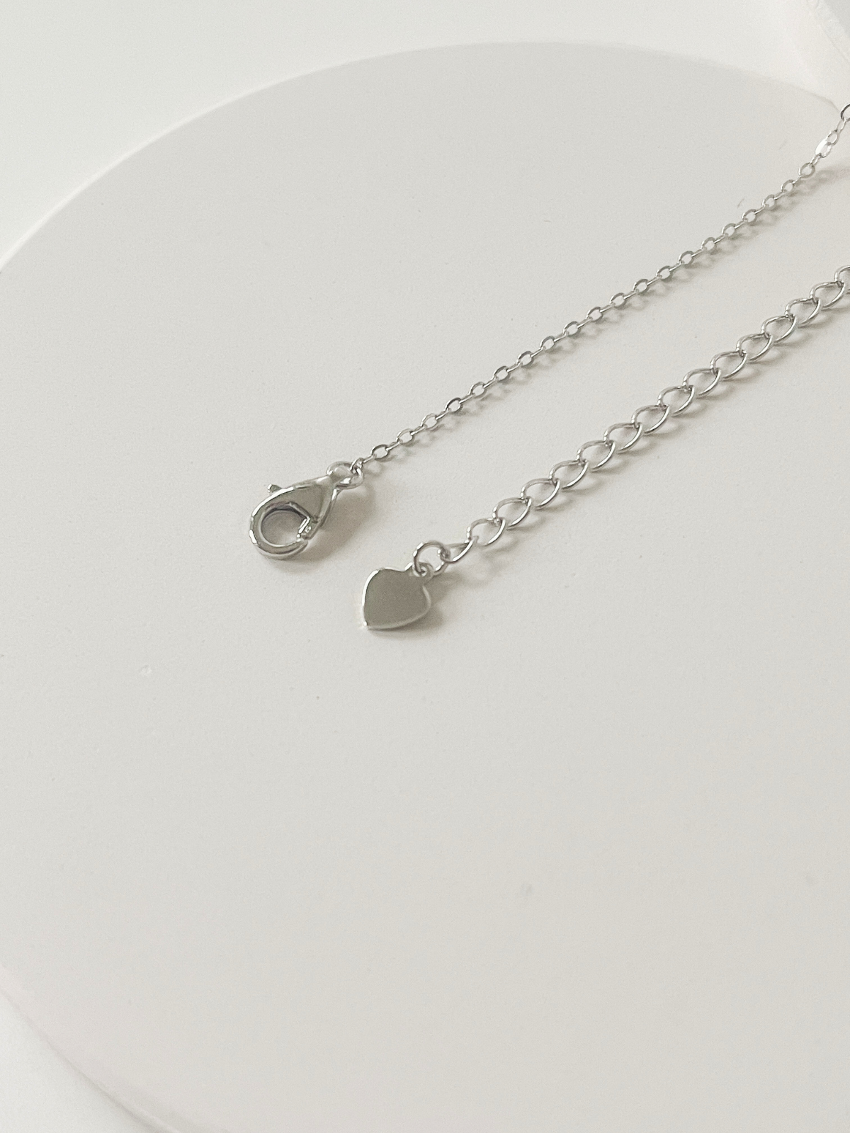 Marlowe Moissanite Pendant Silver