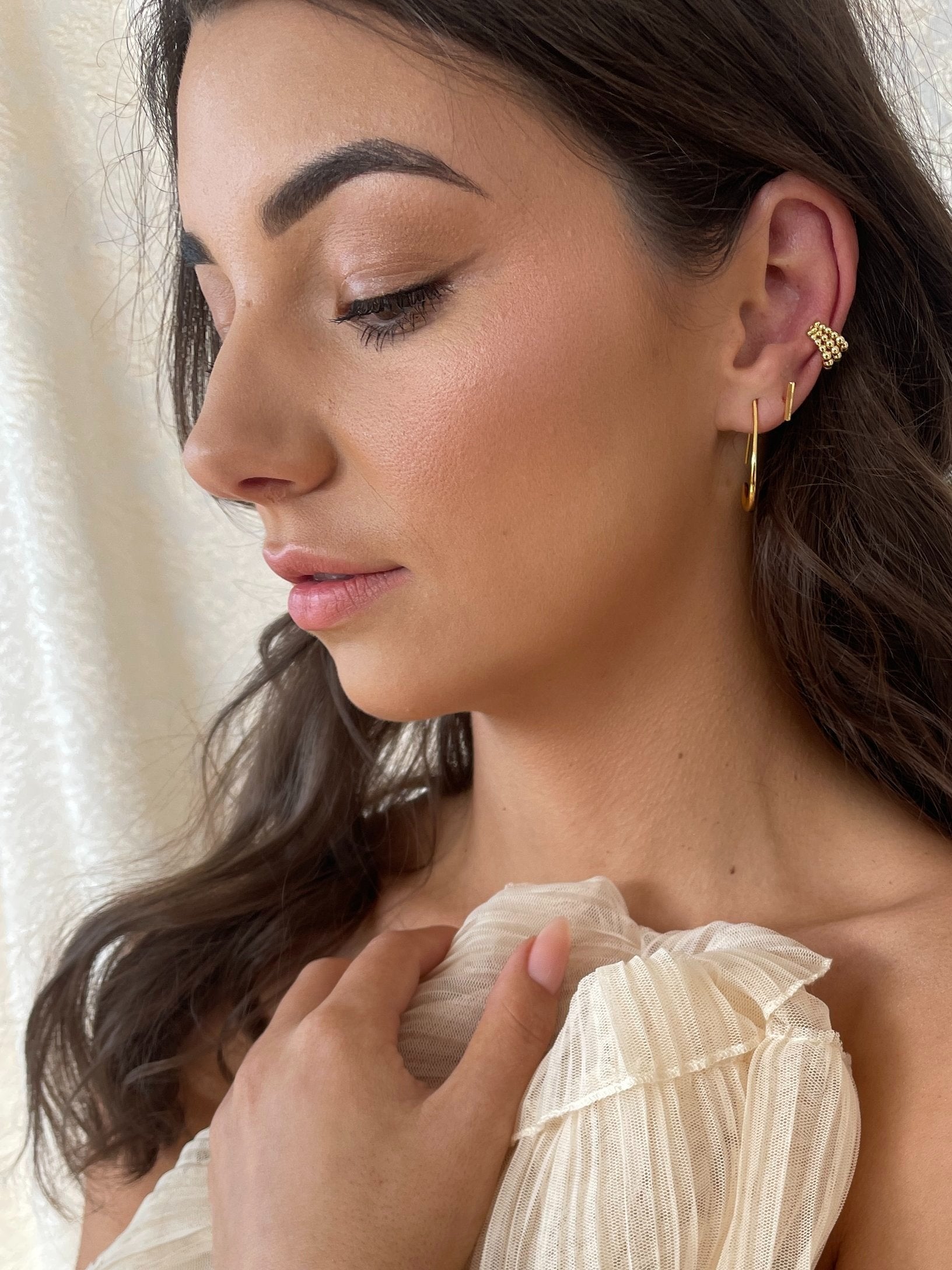 Clementine Hoops Gold