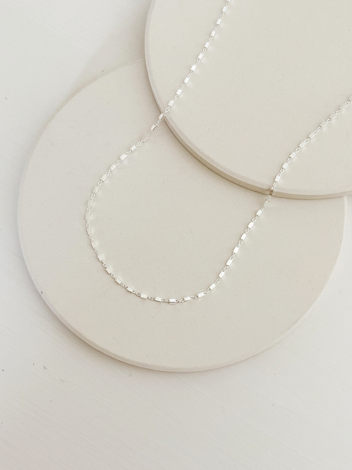 Dahlia Necklace Silver