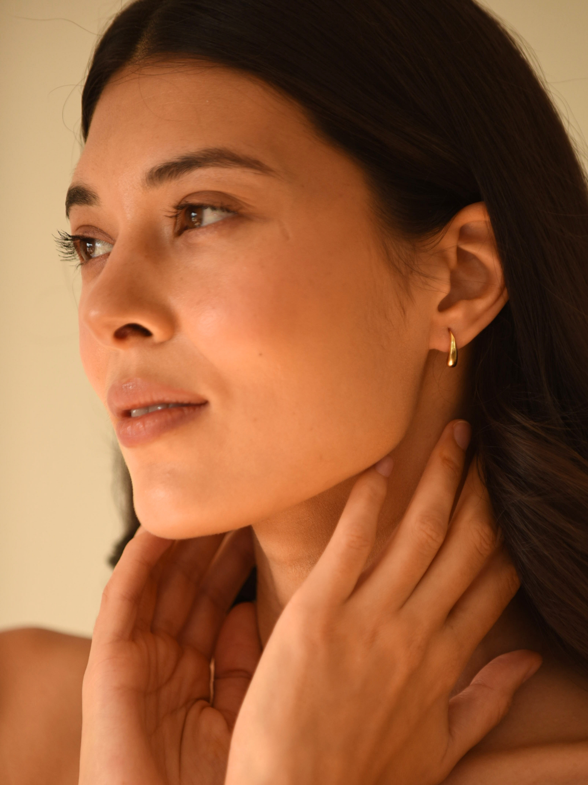 Isla Hook Earrings Gold
