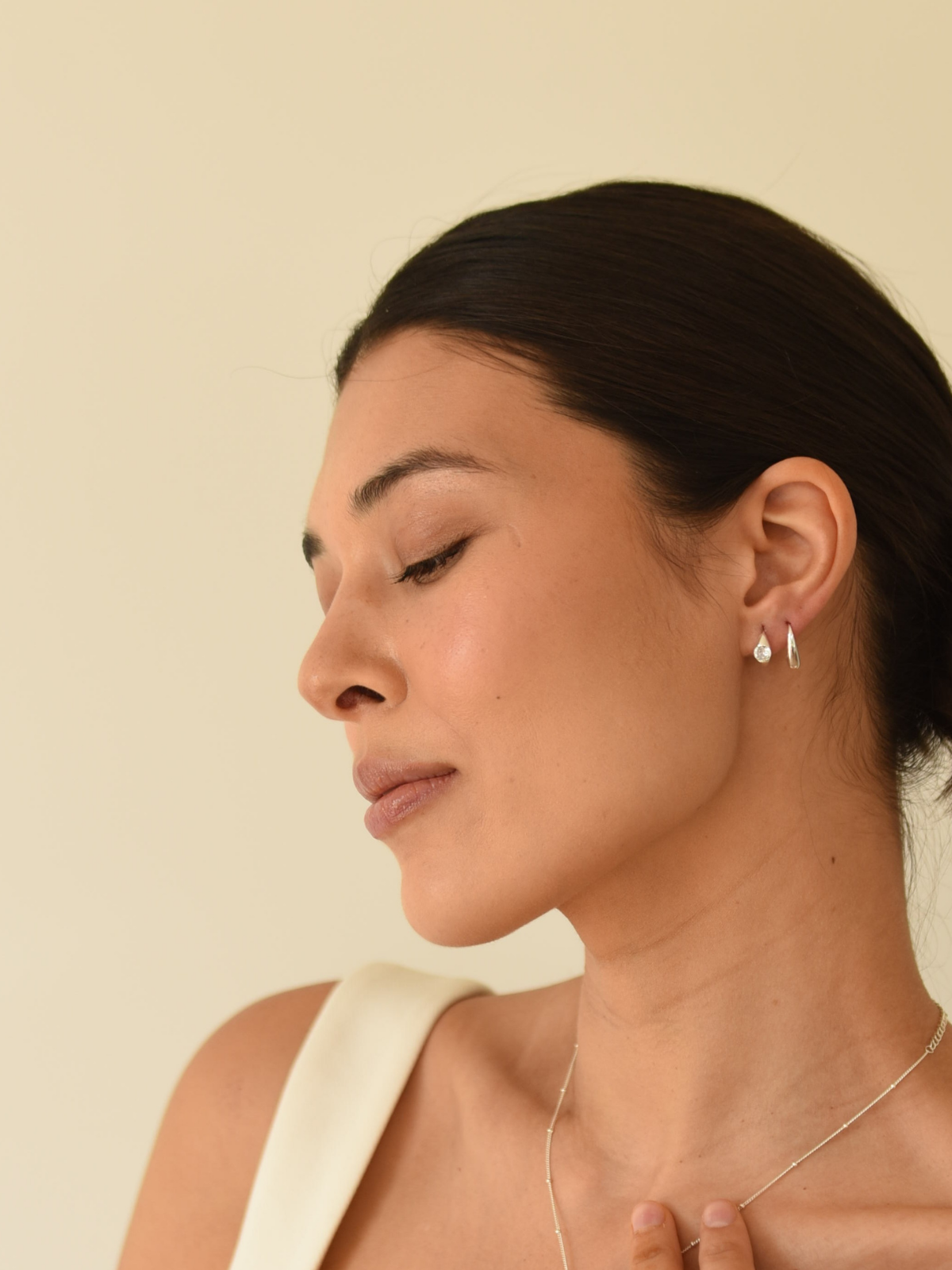 Isla Hook Earrings Silver