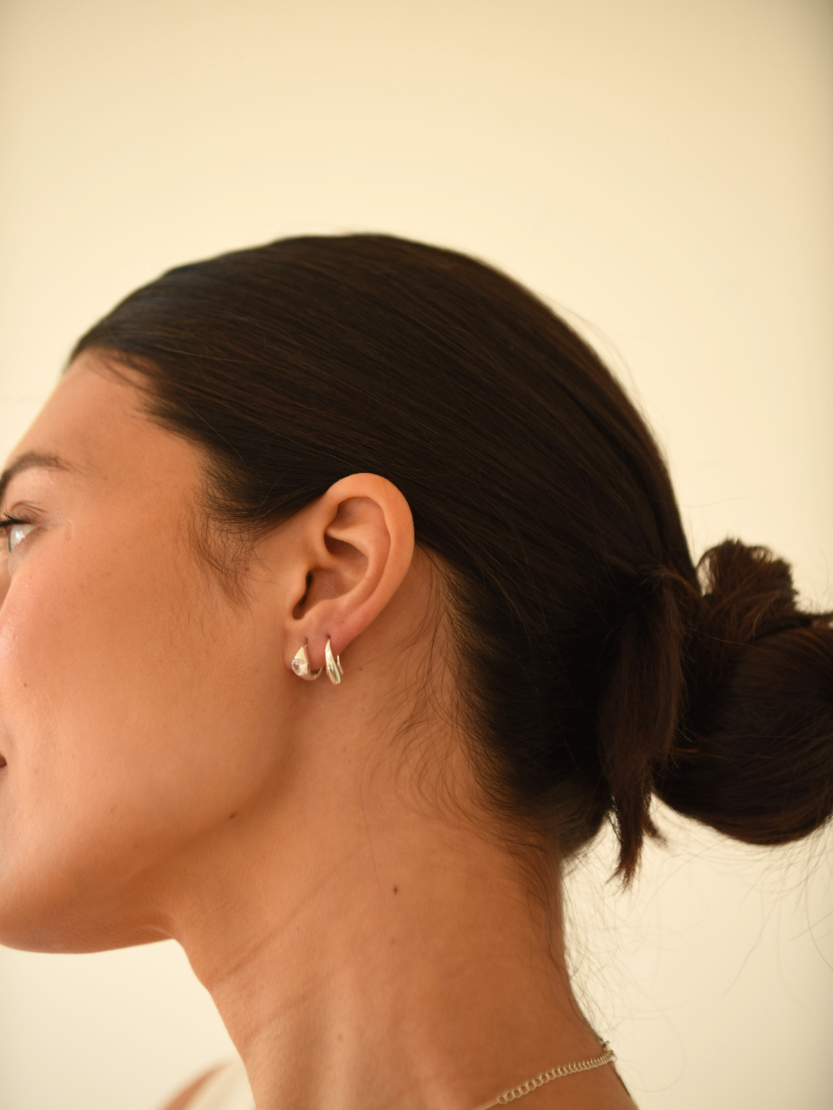 Isla Hook Earrings Silver