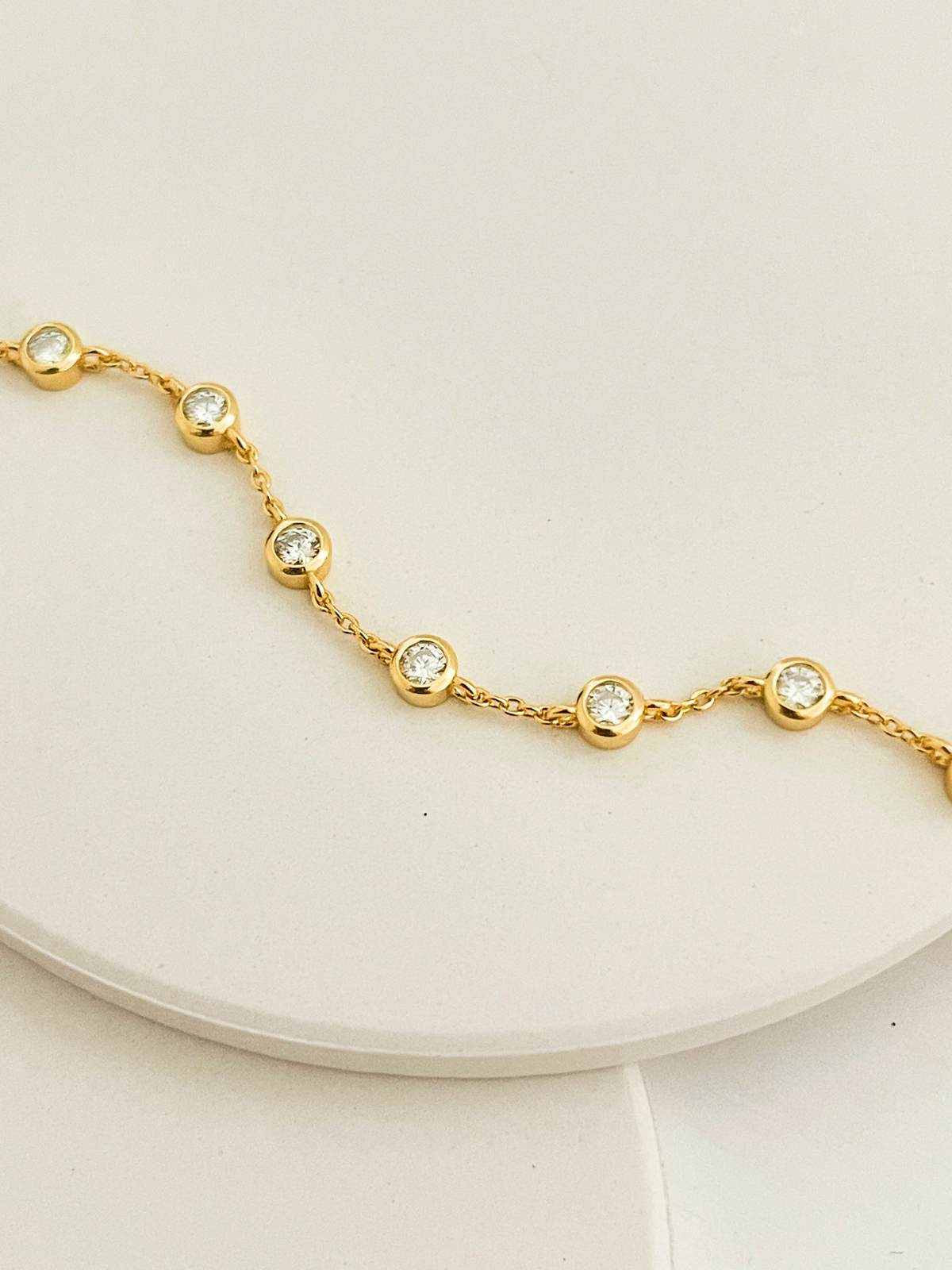 Margot Moissanite Tennis Bracelet Gold