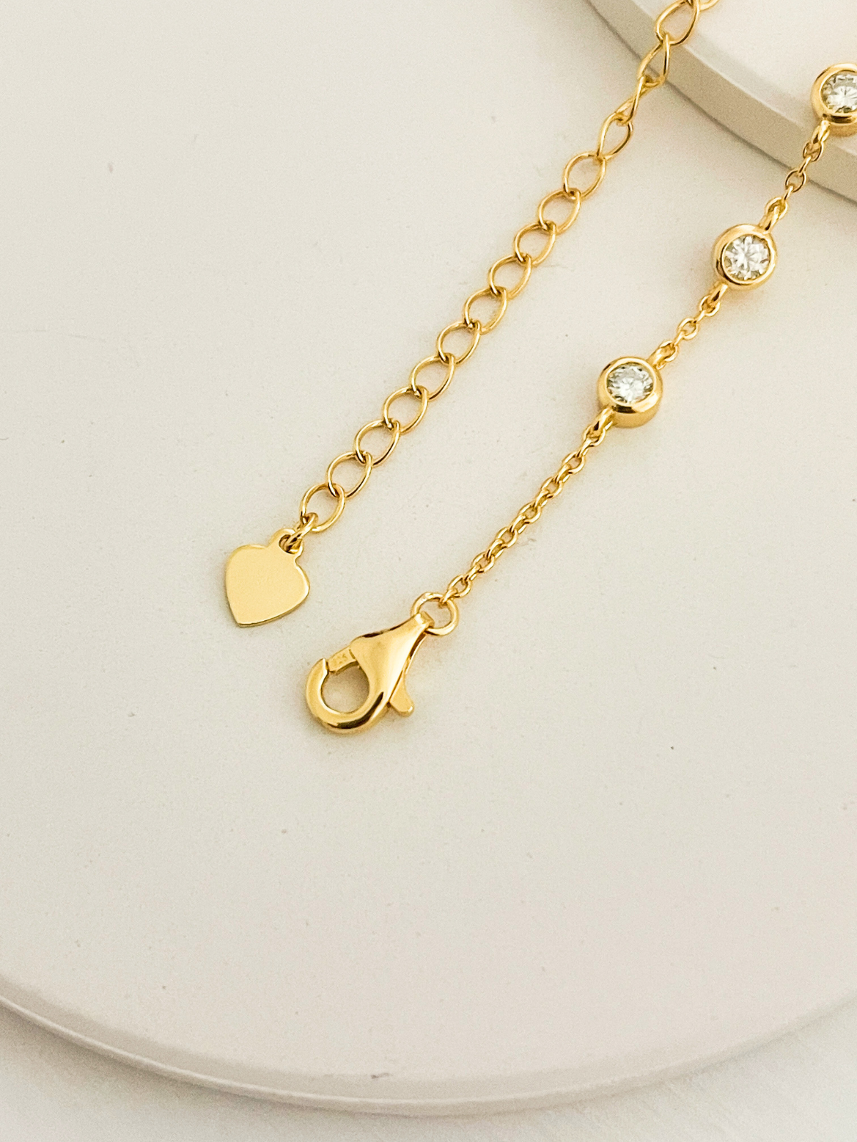 Margot Moissanite Tennis Bracelet Gold