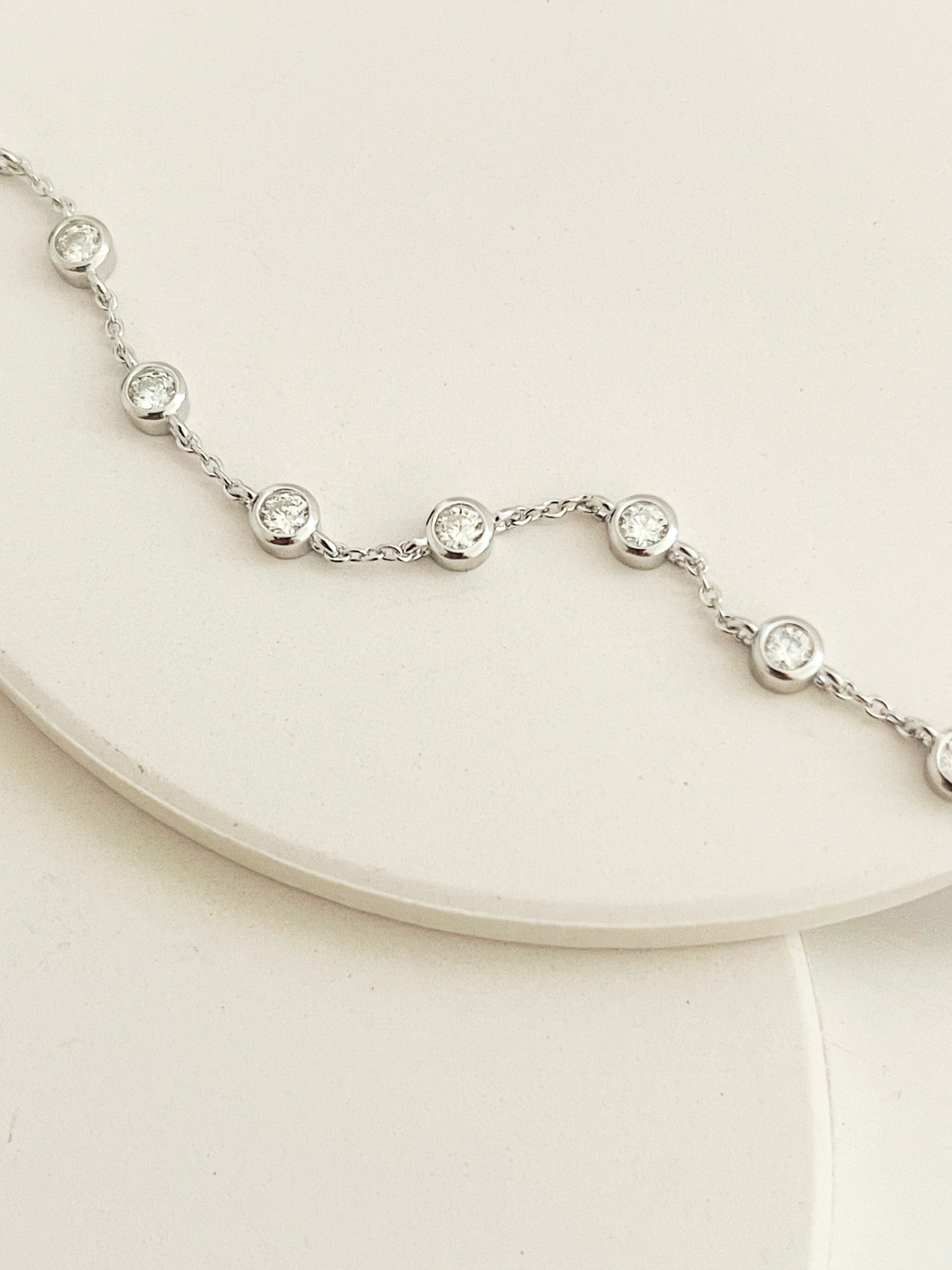 Margot Moissanite Tennis Bracelet Silver