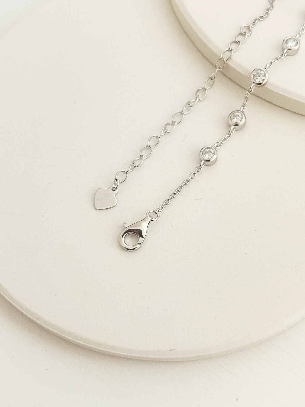 Margot Moissanite Tennis Bracelet Silver