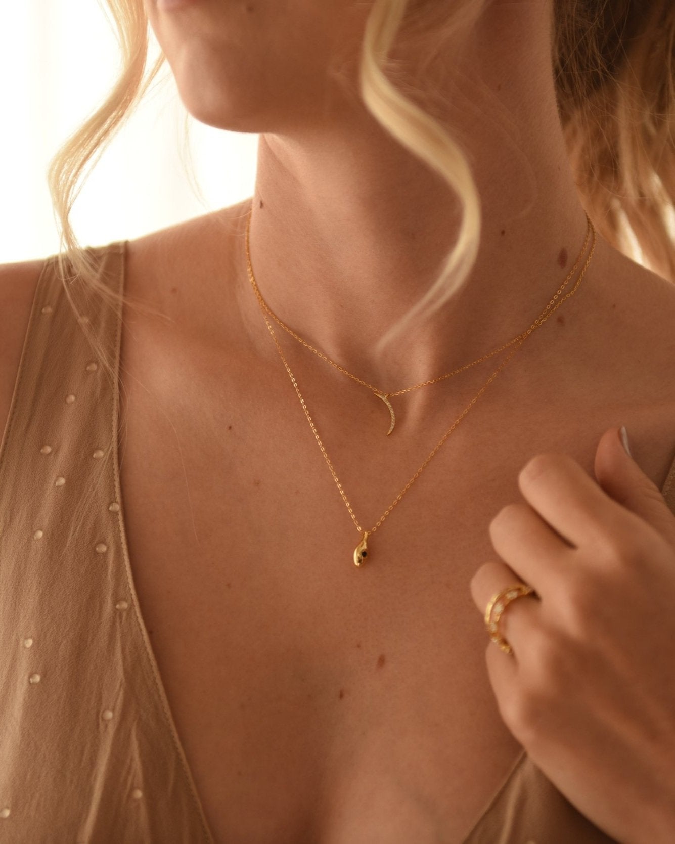 Pollux Necklace Gold