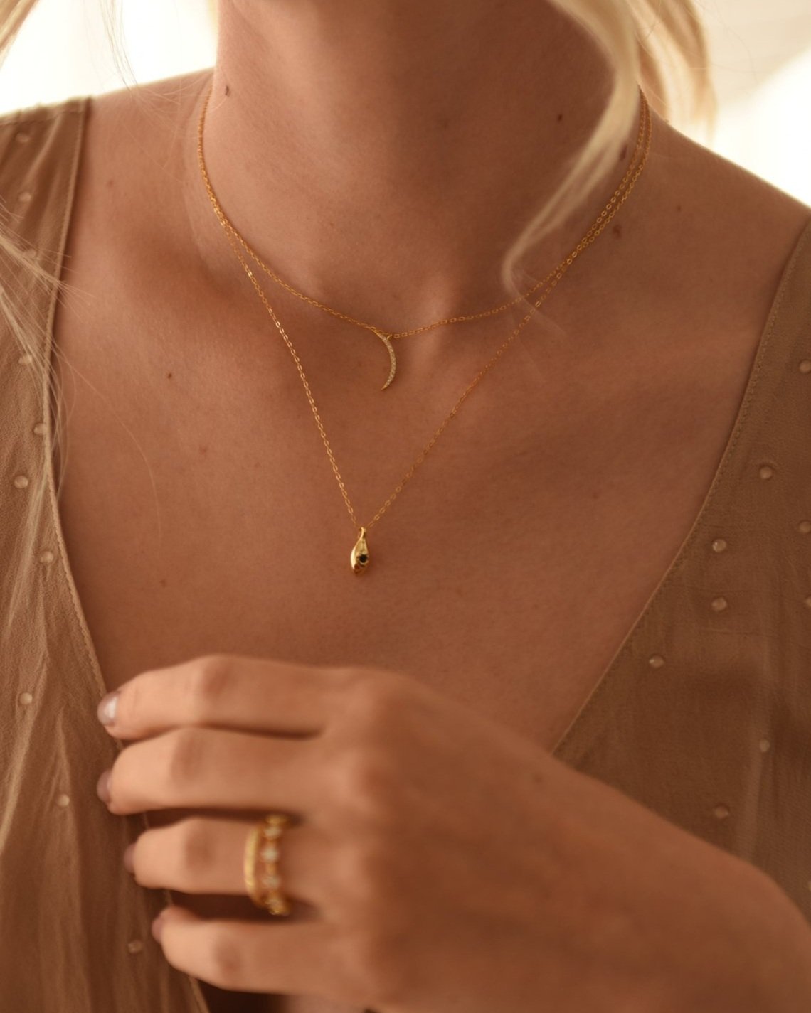 Pollux Necklace Gold