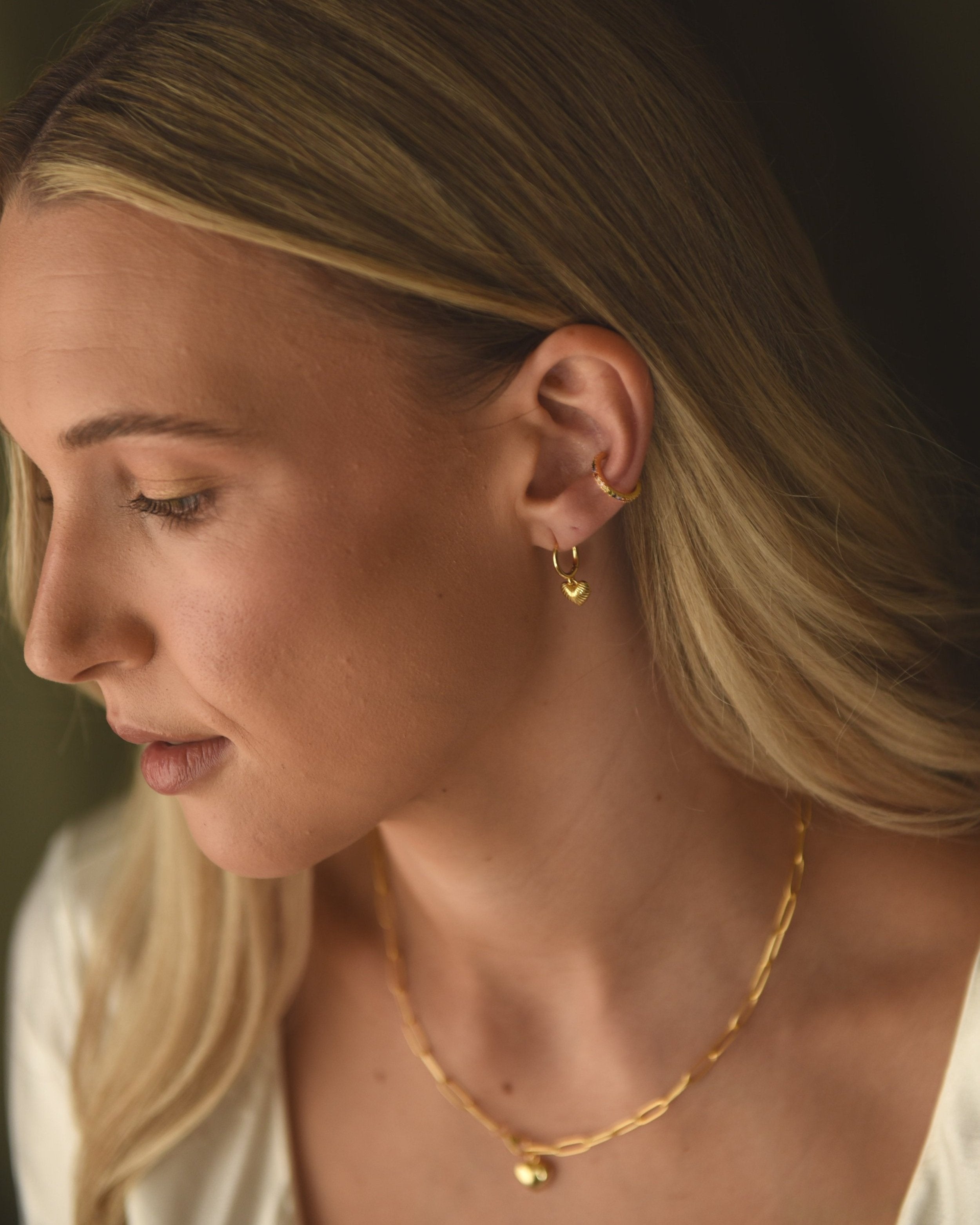 Ruby Ear Cuff