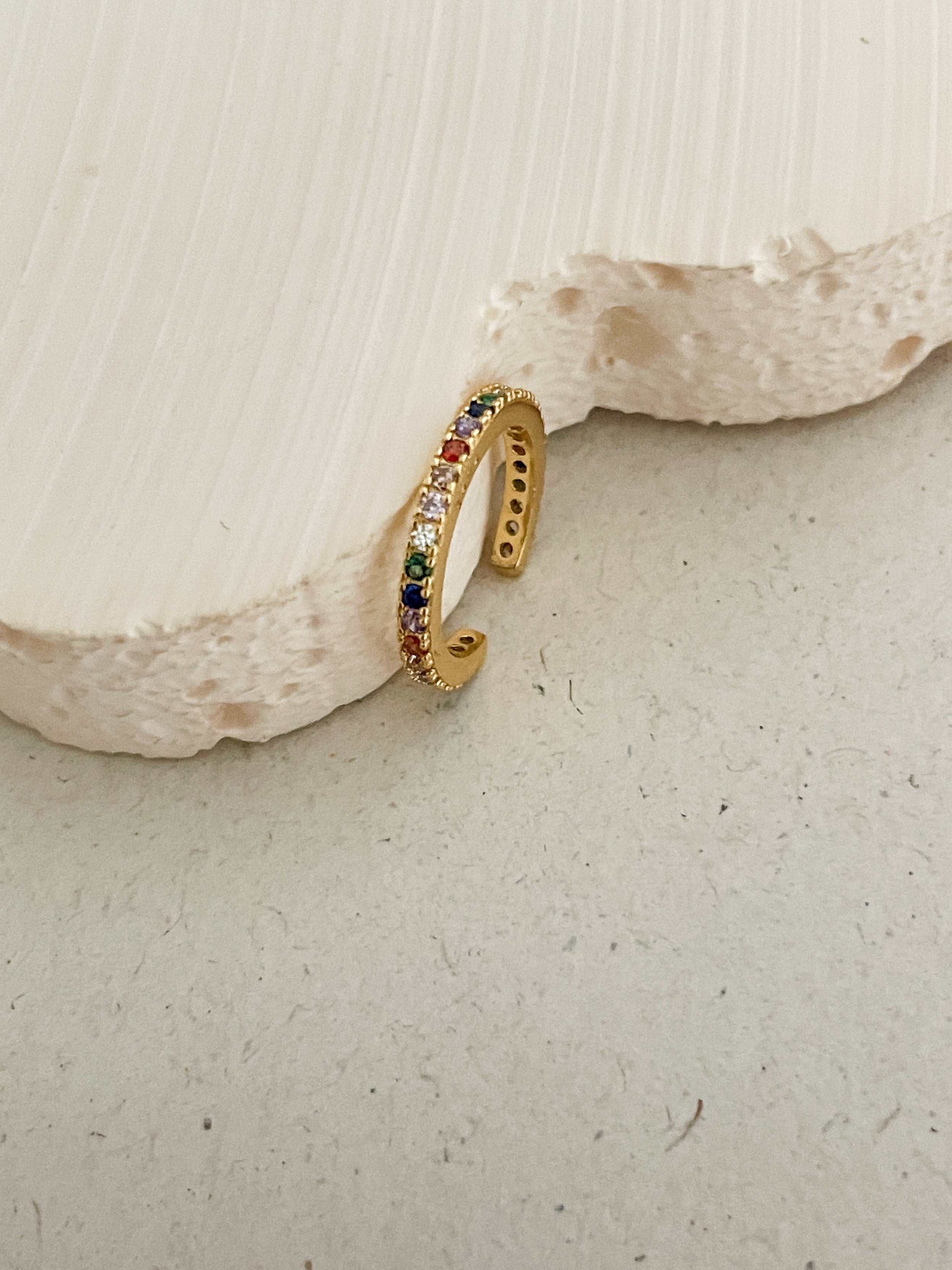 Ruby Ear Cuff