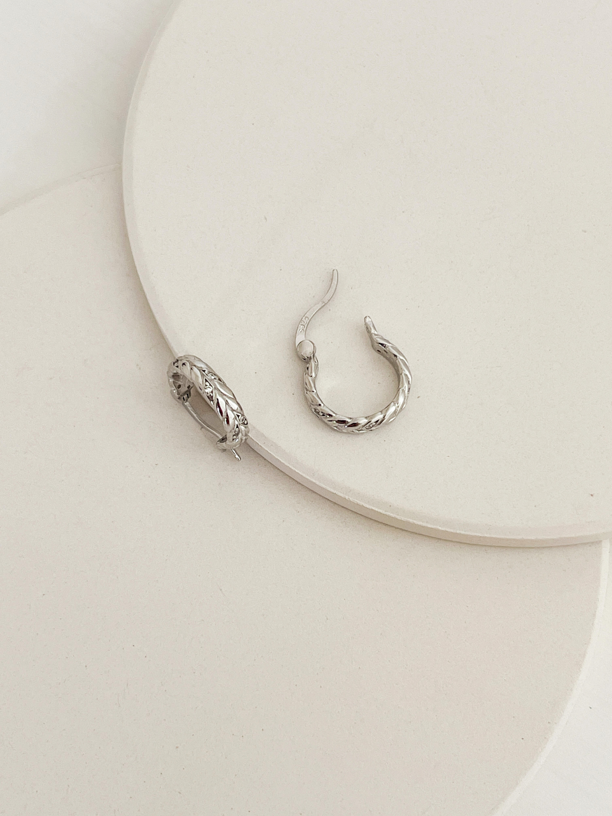 Juniper Hoops Silver