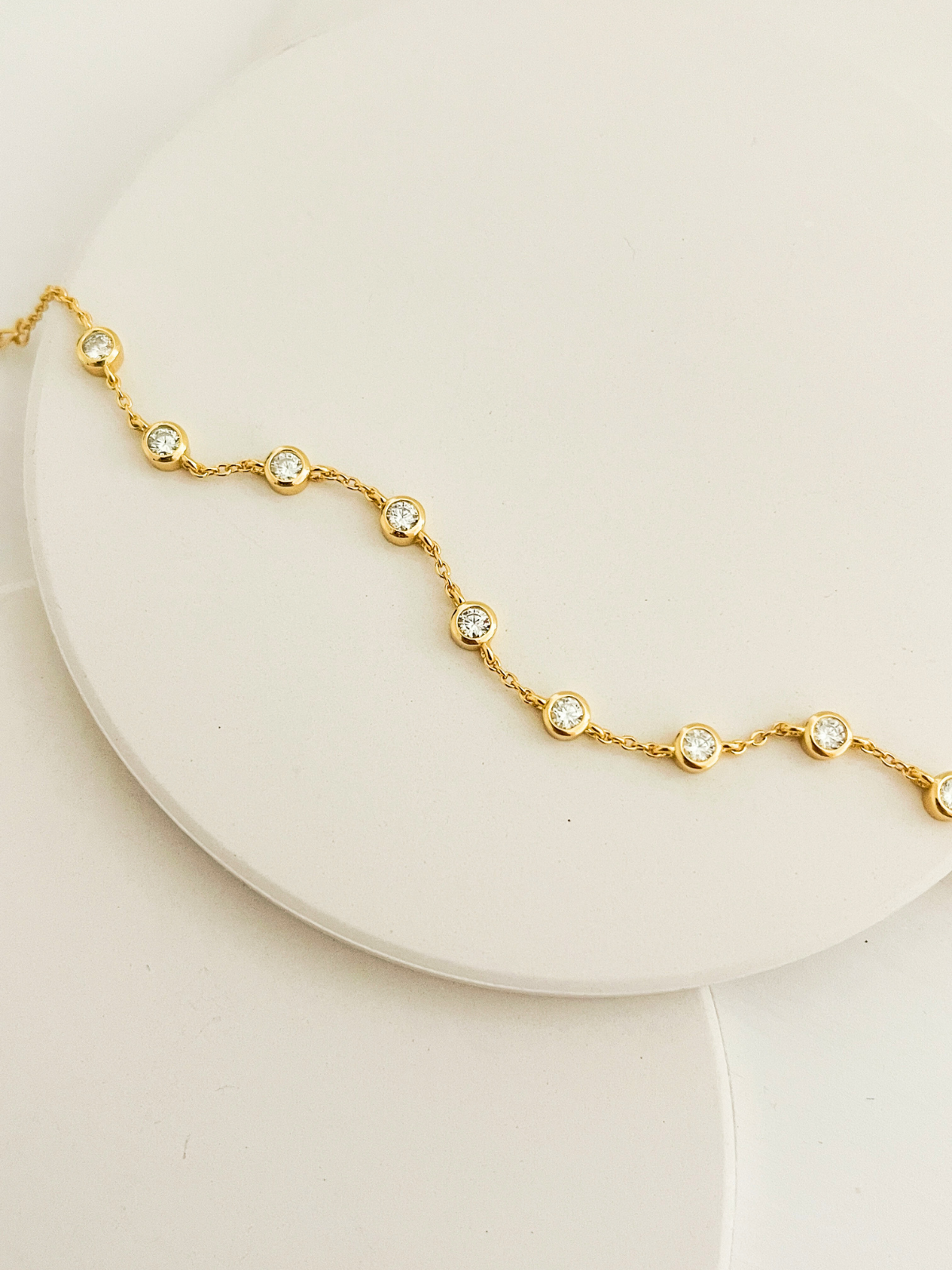 Margot Moissanite Tennis Bracelet Gold