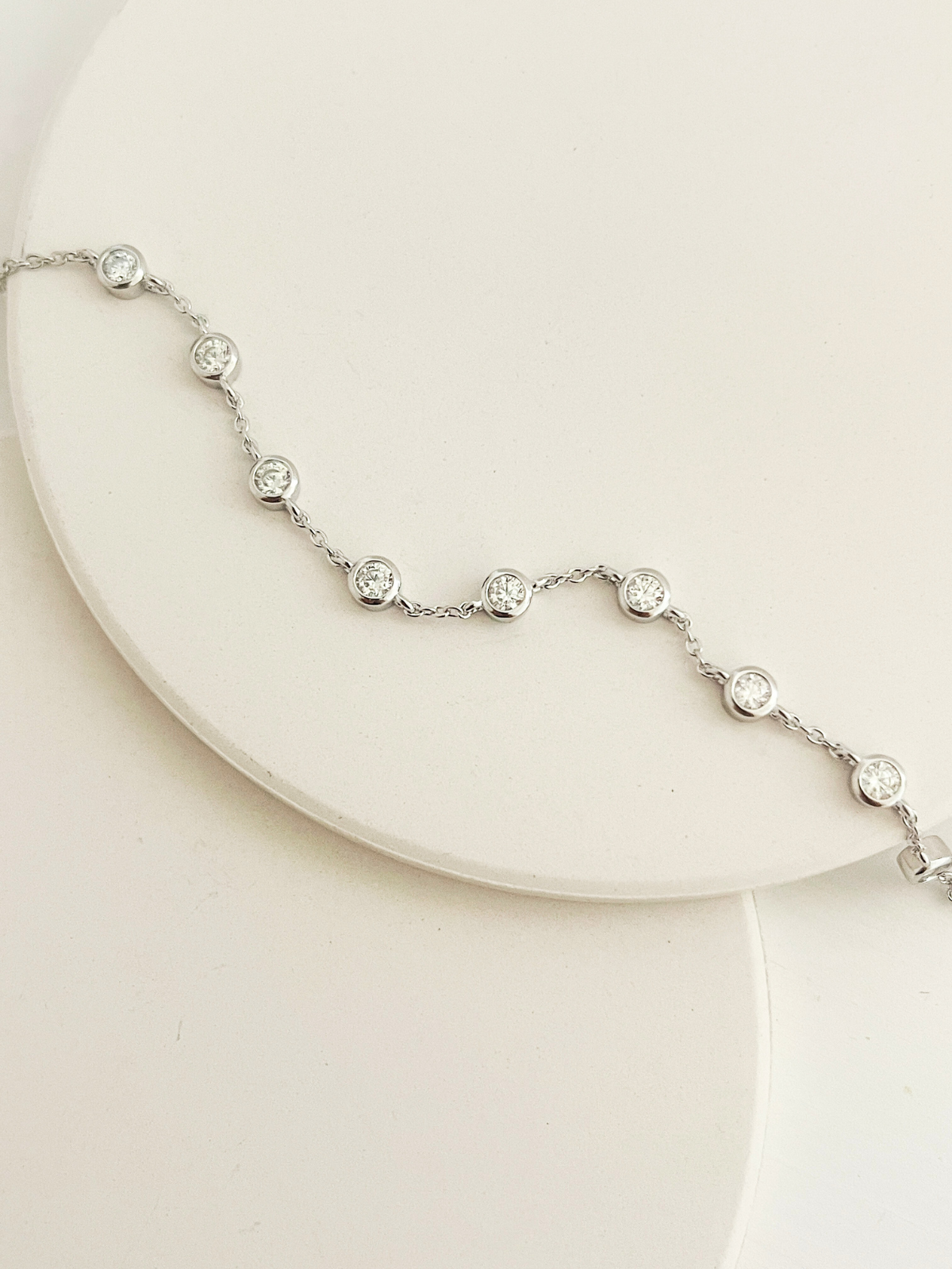 Margot Moissanite Tennis Bracelet Silver